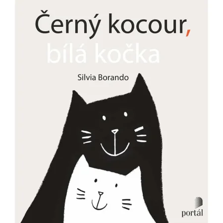 Černý kocour, bílá kočka