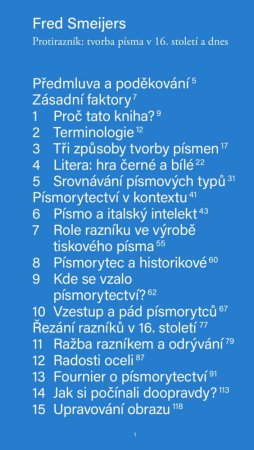 Protirazník: tvorba písma v 16. století a dnes?