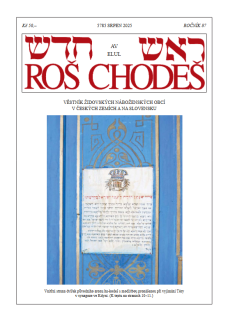 Roš chodeš 8/2025