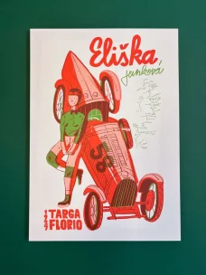 Plakát - Eliška Junková - A3 (800,-Kč) - dva druhy