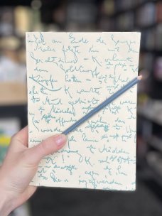 A5 Heft mit Bleistift – Handschrift Franz Kafka