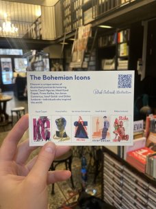 Sada pohlednic - The Bohemian Icons (390,-Kč)