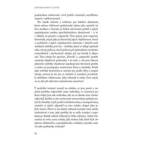 Jednorozměrný člověk